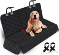 Ultimate Waterproof Dog Car Seat Cover - Non-Slip Back Seat Protector for Pets and Kids - Fits Most Cars, Trucks, and SUVs - Black